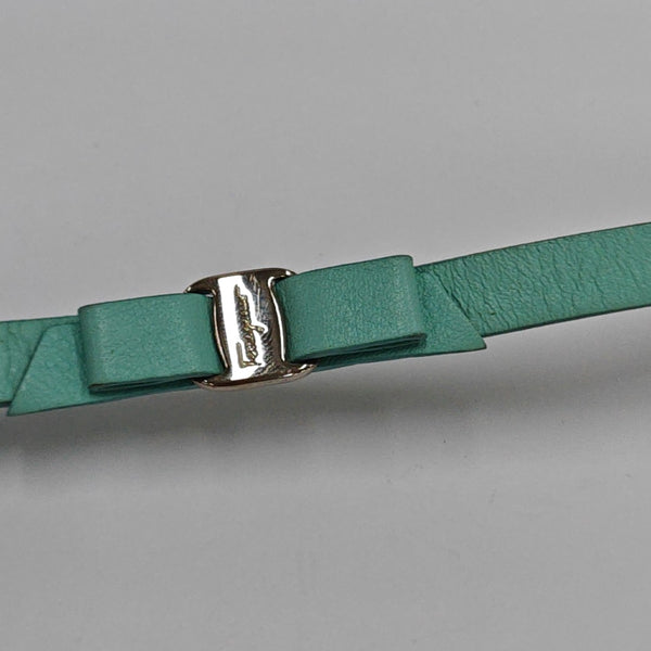 Leather Blue Bangle