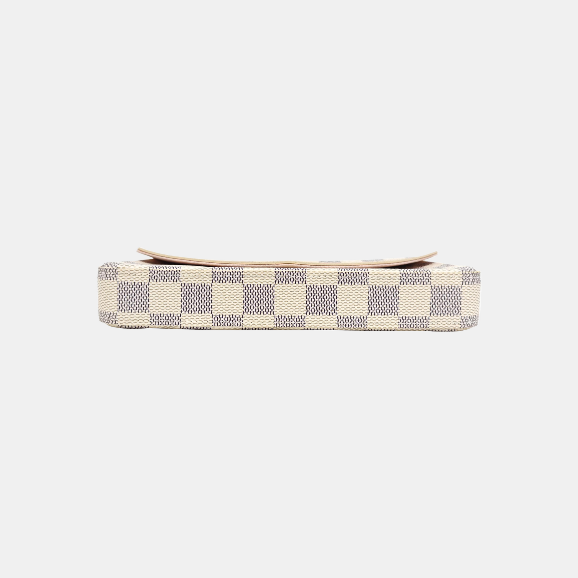 FÉLICIE Damier Azur Coated Canvas White