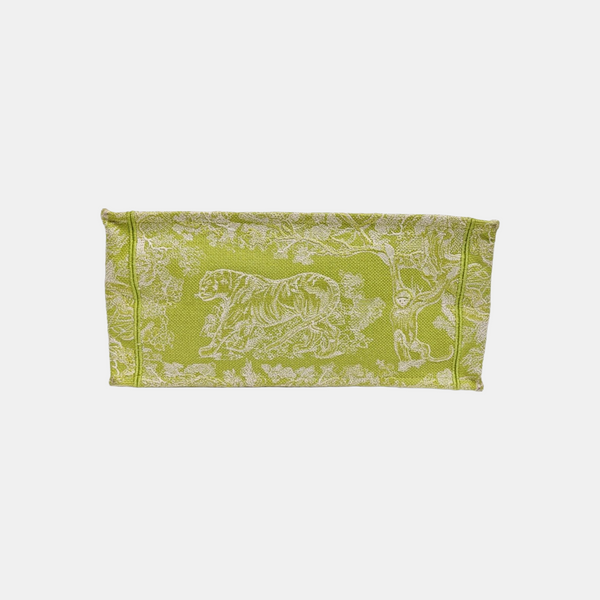 Book Tote Medium Fabric Green