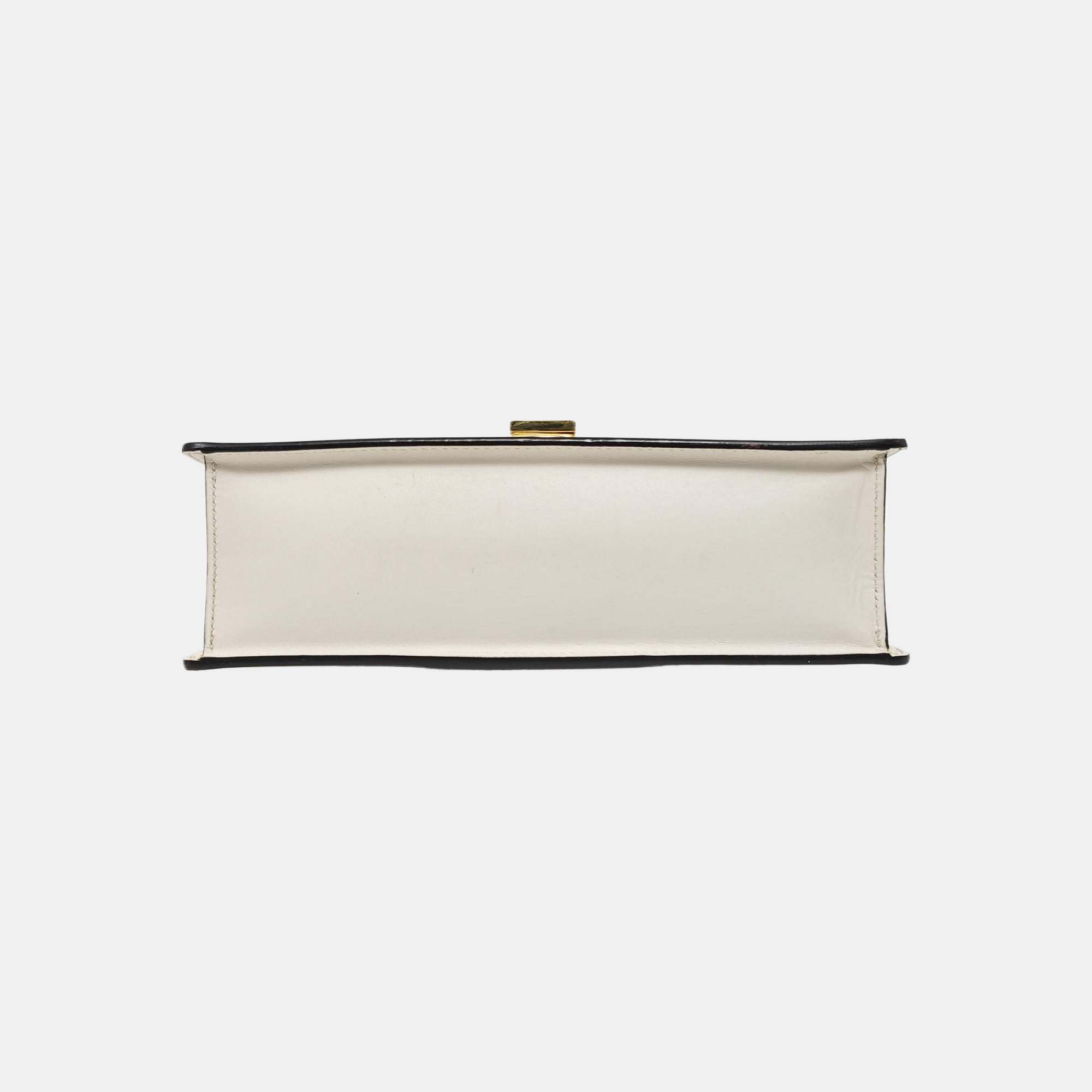 Sylvie Small Calfskin White