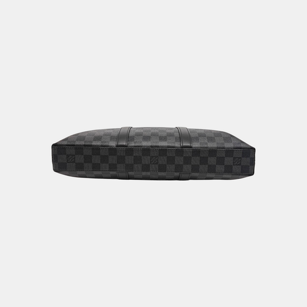 PORTE-DOCUMENTS Damier Graphite Coated Canvas Gray