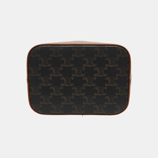 TRIOMPHE CANVAS Small Coated Canvas Brown