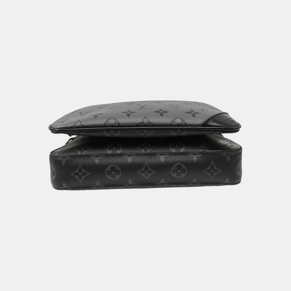 TRIO Monogram Coated Canvas Gray