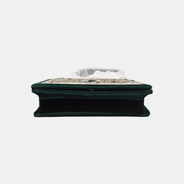 Velvet Shoulder Bag Green