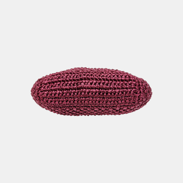 Straw Shoulder Bag Pink