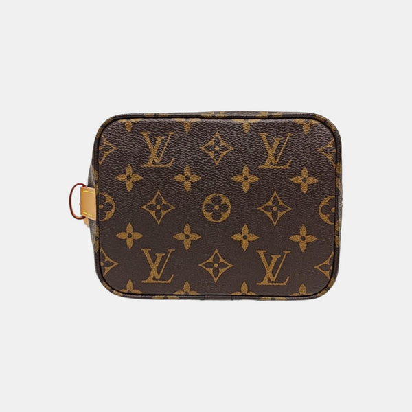 ALL IN Monogram Coated Canvas Brown