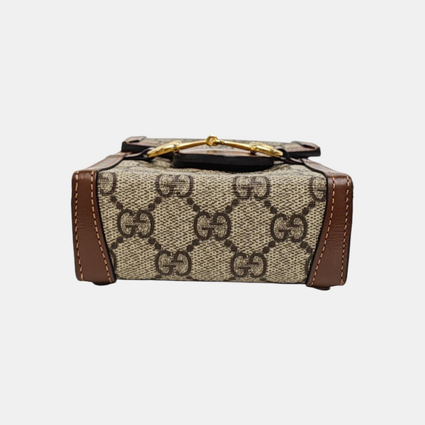 Horsebit 1955 Mini Coated Canvas Beige