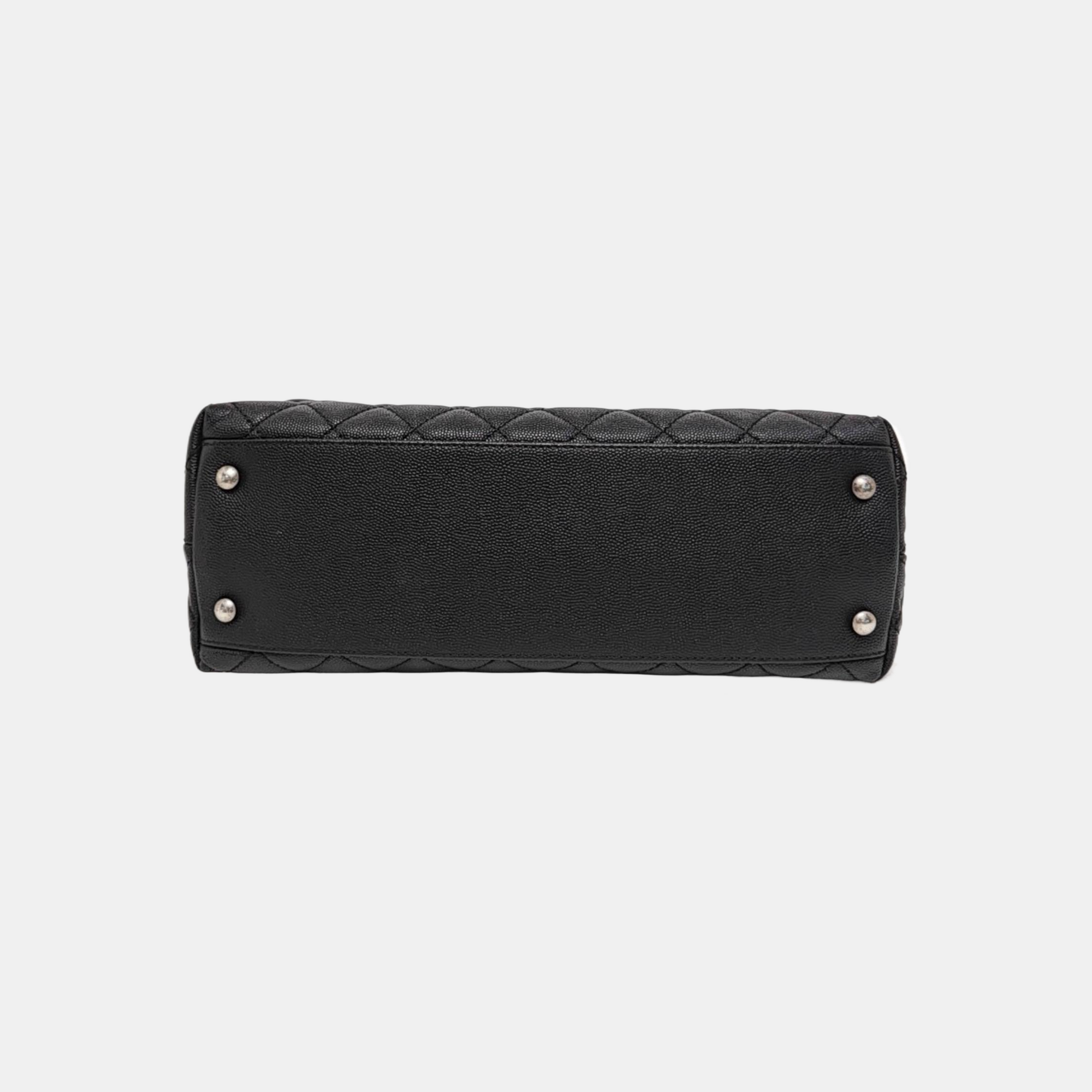 COCO HANDLE Medium Quilted Grained Calfskin Multicolor