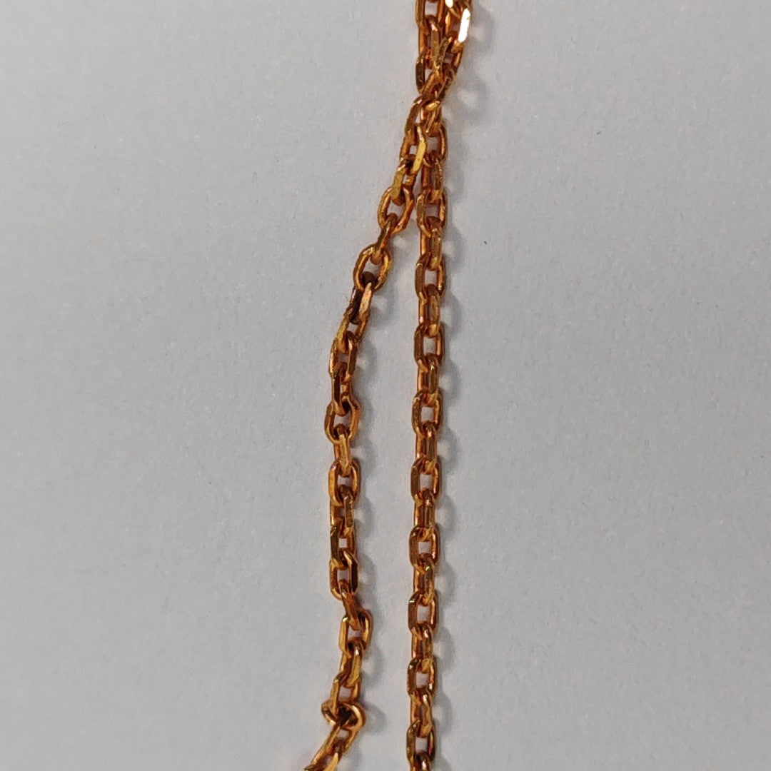 As De Coeur Metal Rose Gold Necklace