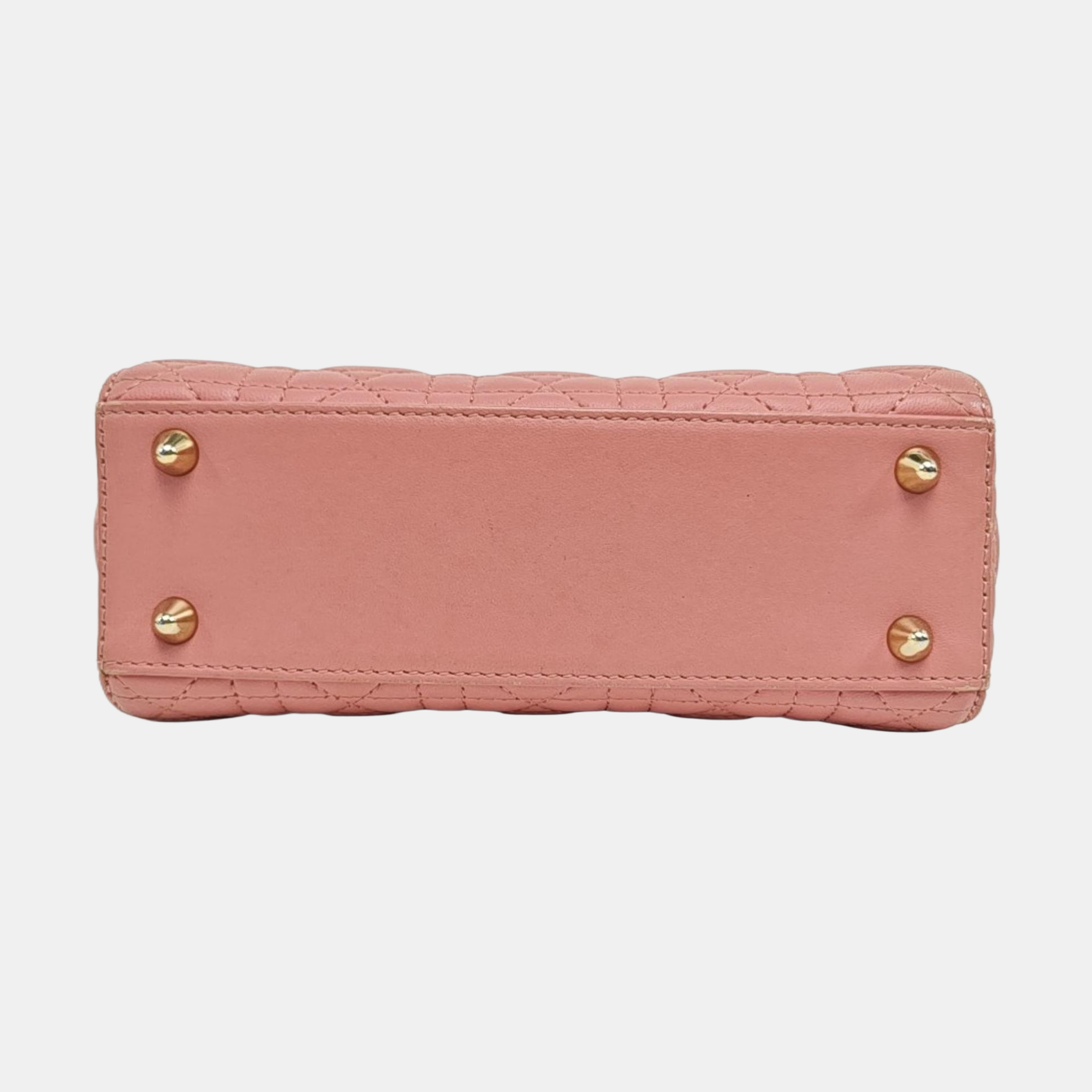 Lady Dior Small Cannage Lambskin Pink