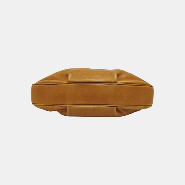 Calfskin Shoulder Bag Brown