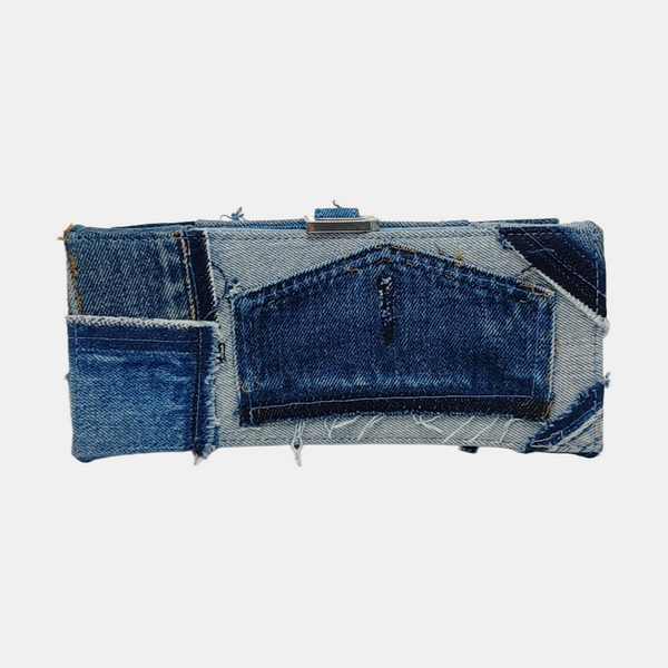 Hourglass S Quilted Denim Blue