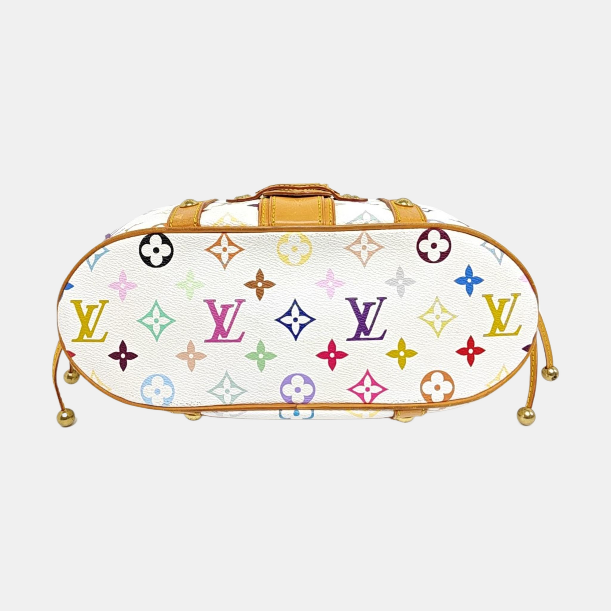 LV × TM THEDA GM Monogram Coated Canvas White