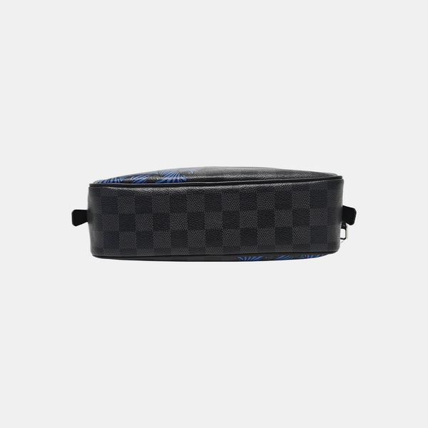 Damier Graphite Coated Canvas Clutch Black