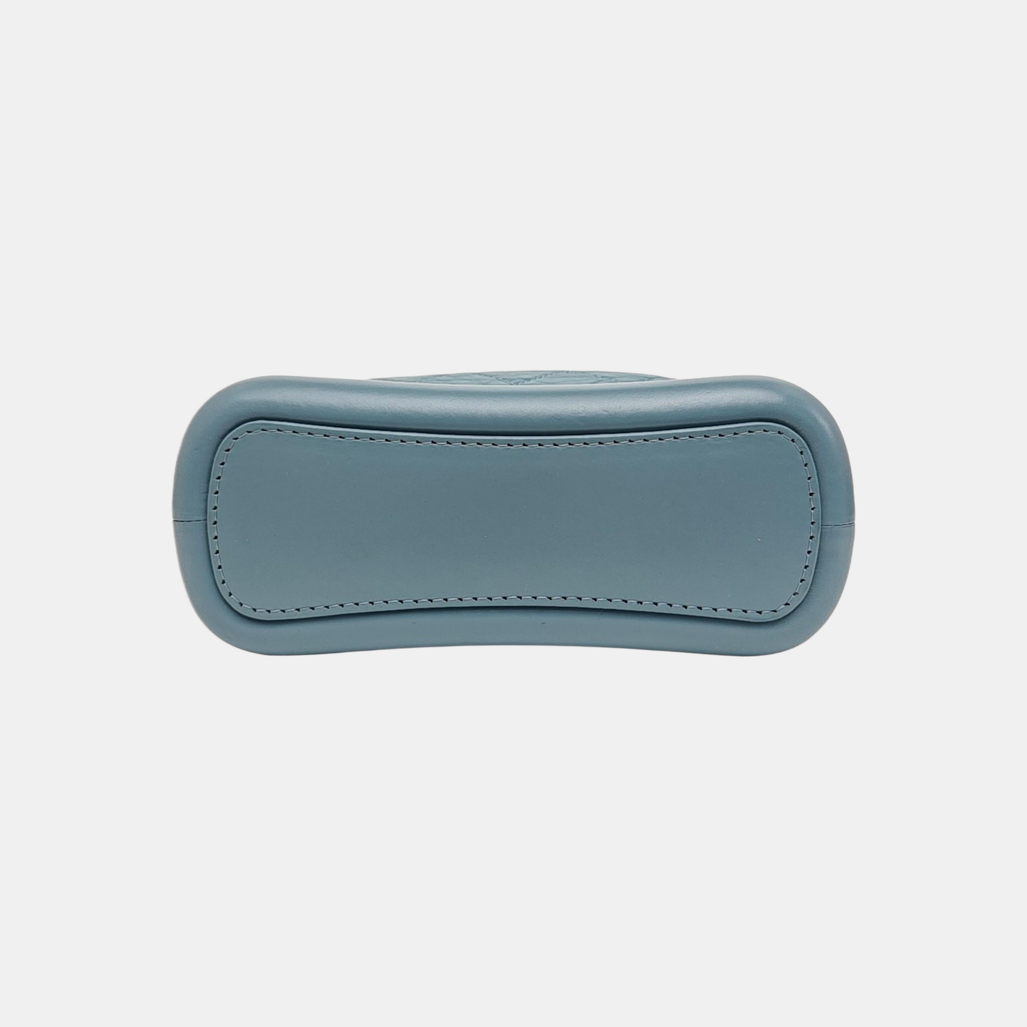 GABRIELLE Small Quilted Vintage Calf Blue