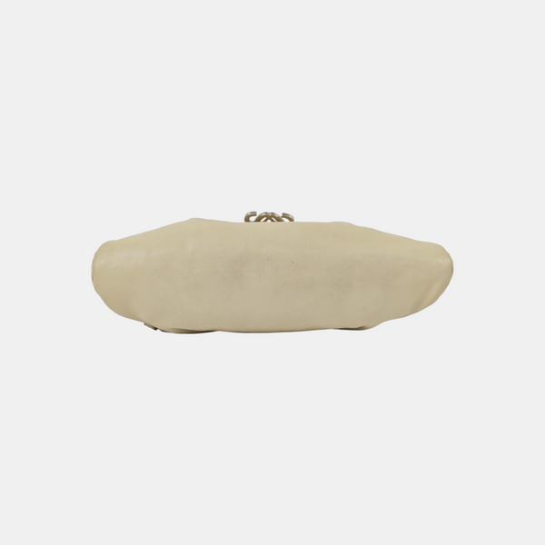 Lambskin Top Handle Bag Yellow
