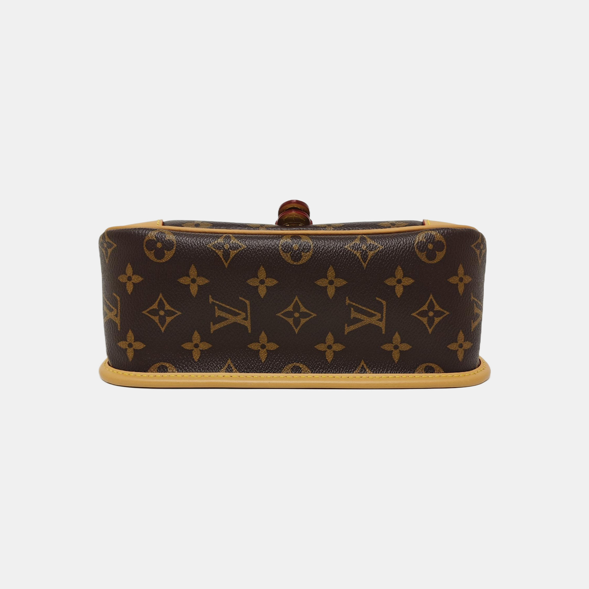 DIANE Monogram Coated Canvas Brown