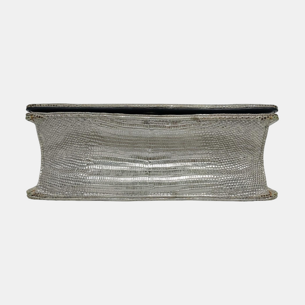 Diorama Small Cannage Calfskin Silver