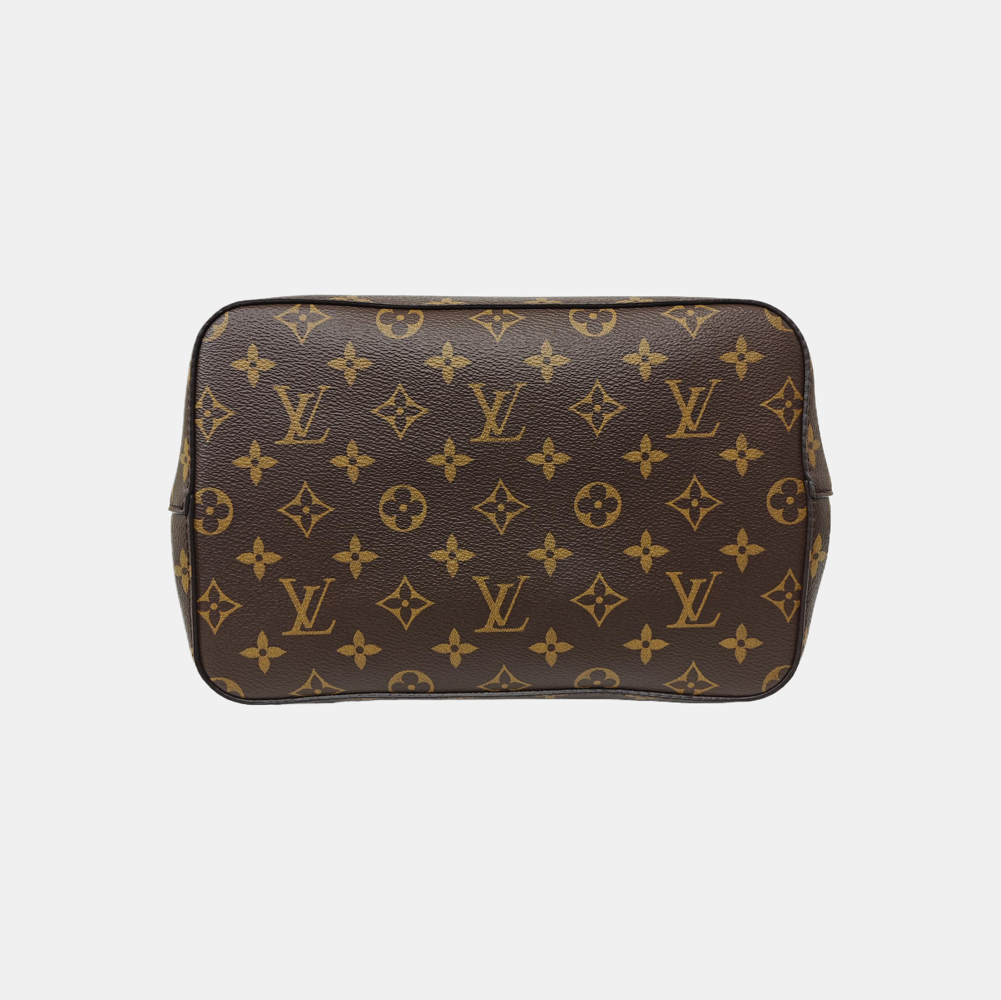 NÉONOÉ MM Monogram Coated Canvas Brown