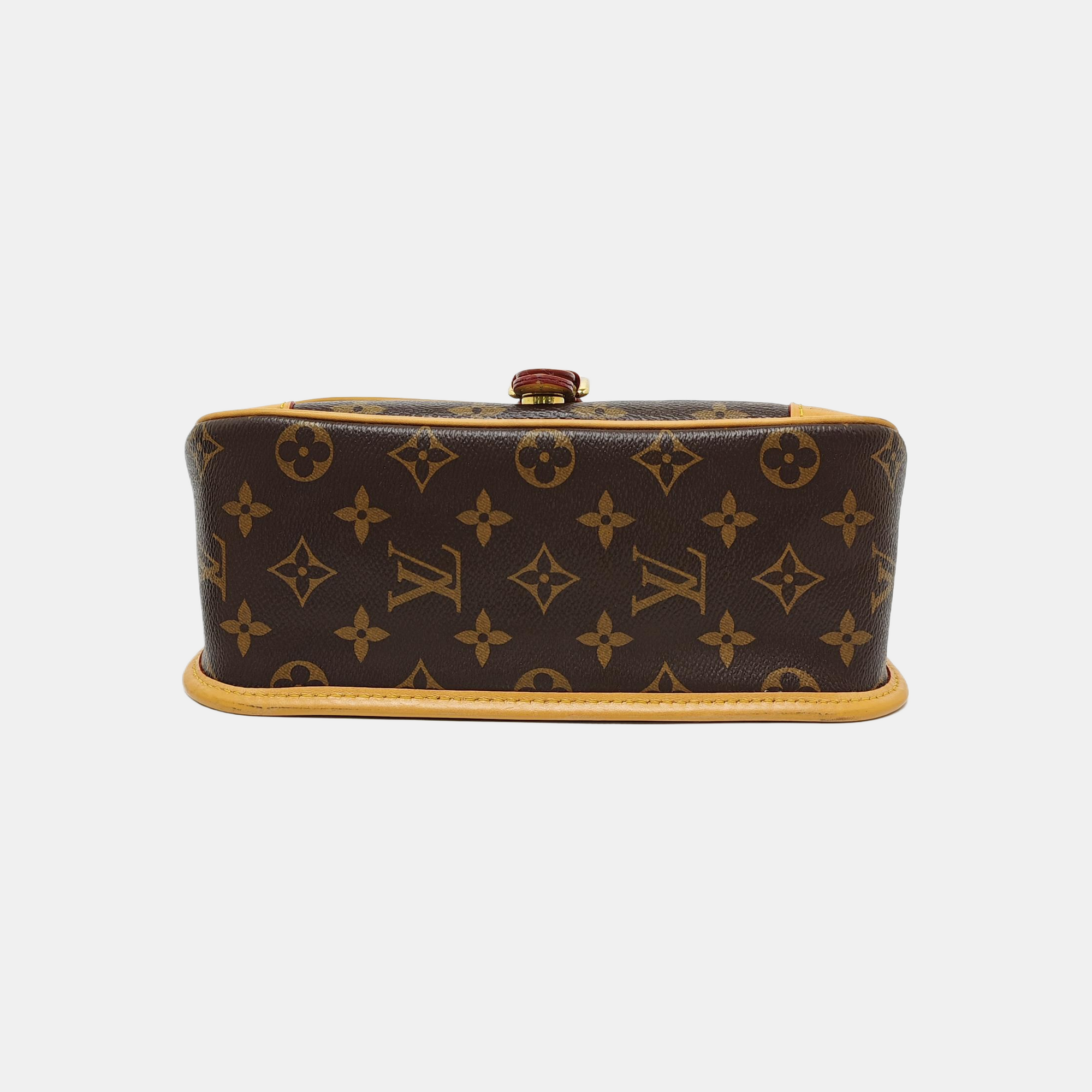 DIANE Monogram Coated Canvas Brown