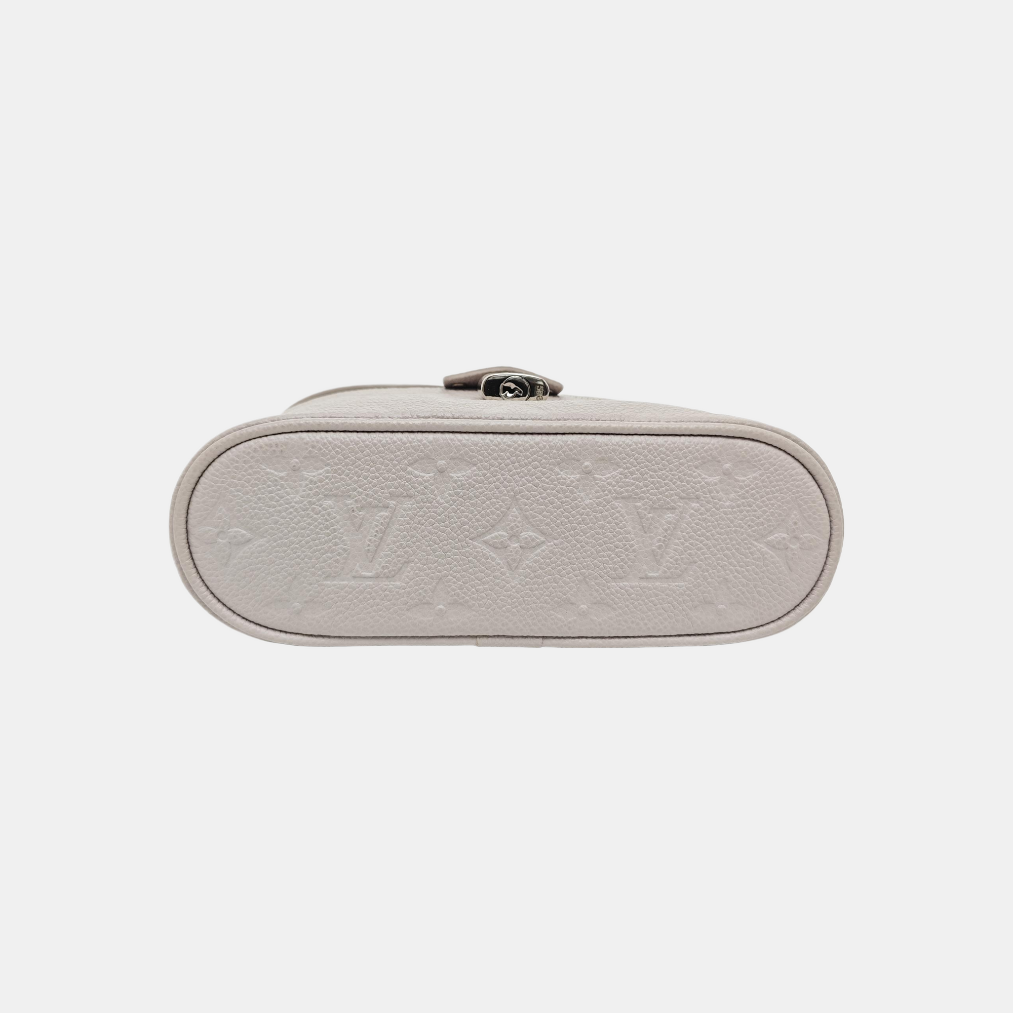 Vanity Chain Pouch Mini Monogram Calfskin Gray