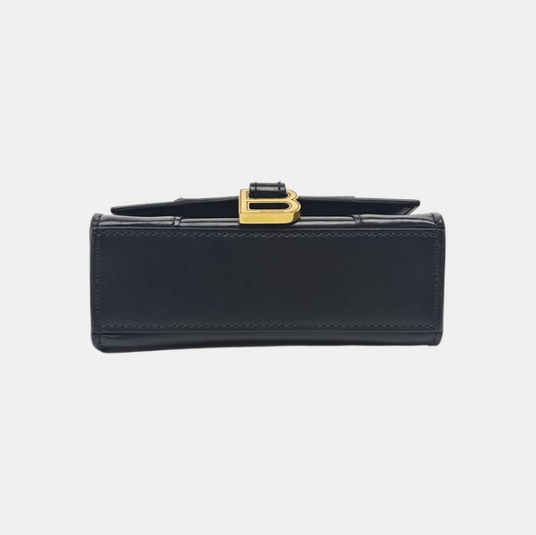 Hourglass Mini Calfskin Black