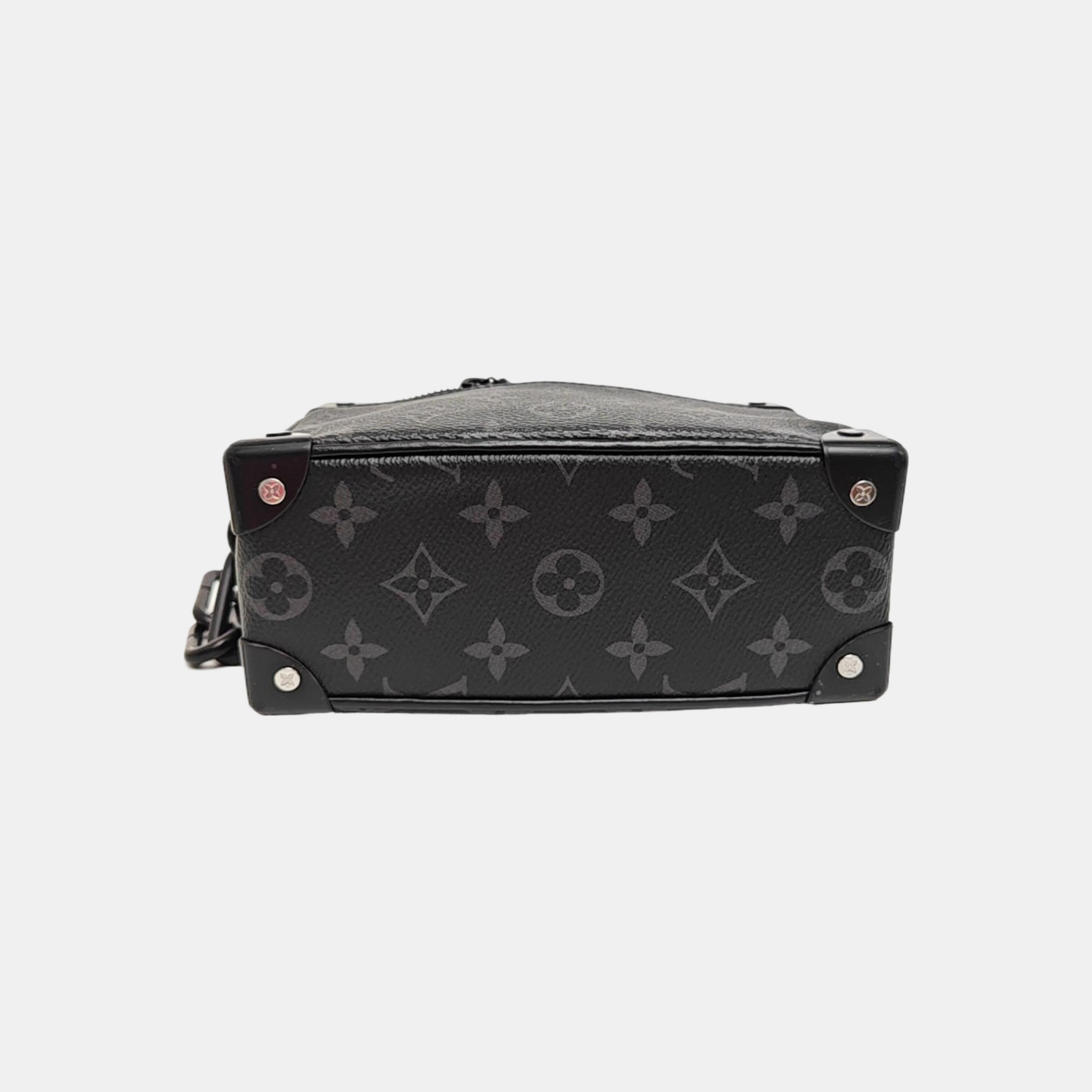 SOFT TRUNK Mini Monogram Coated Canvas Black