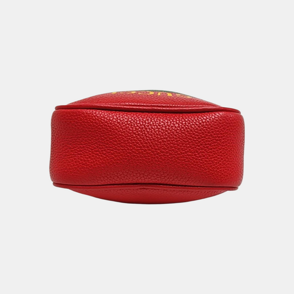 Print Calfskin Red