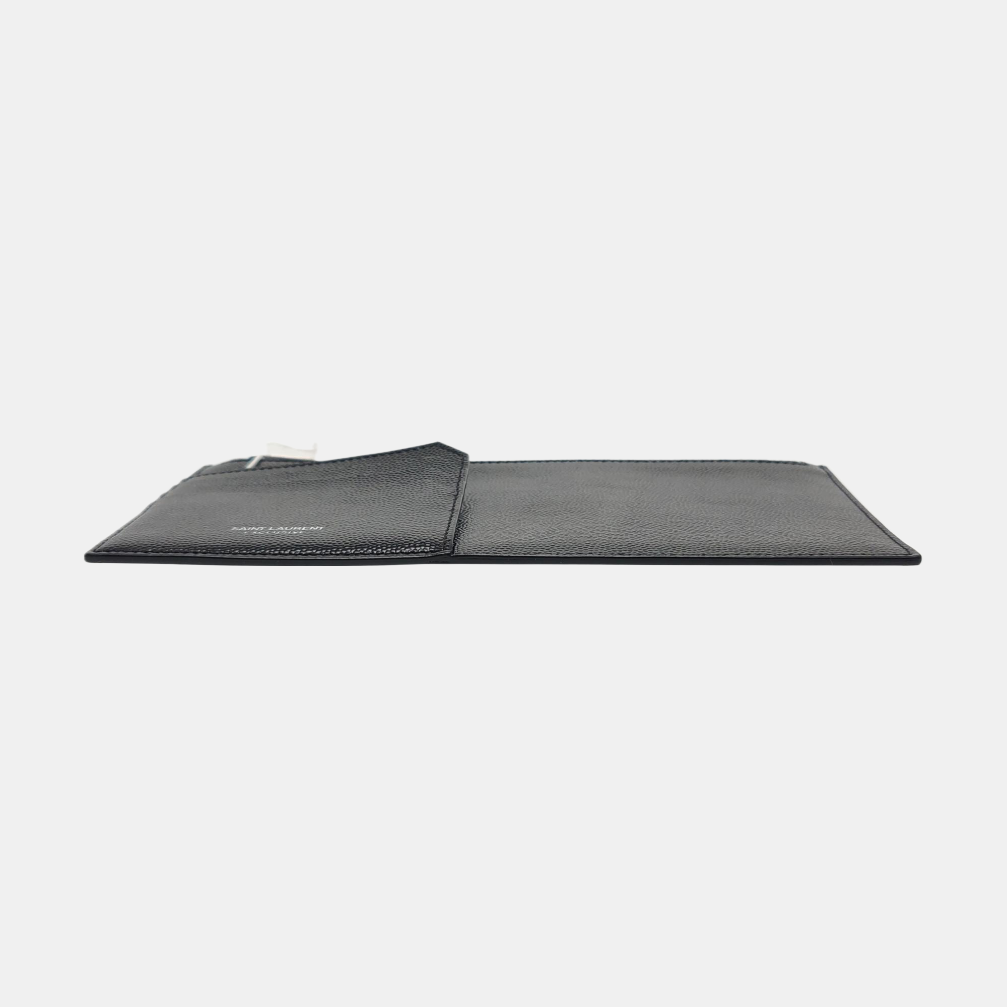 Calfskin Card Holder Black