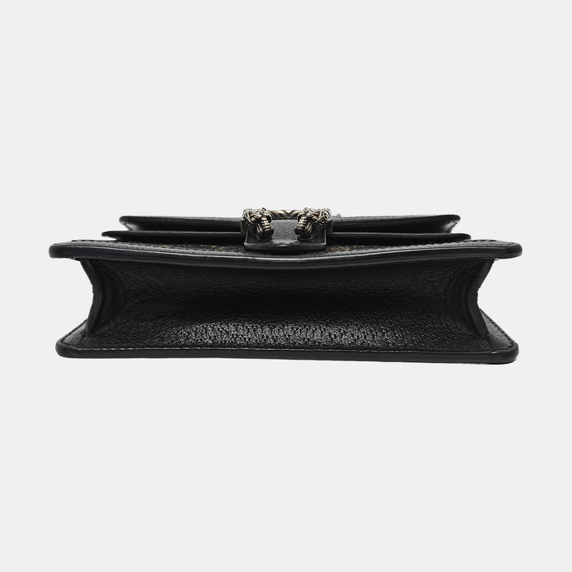 Authenticated pre-owned  Dionysus Super Mini Monogram Denim Black - Crossbody Bag at Looply