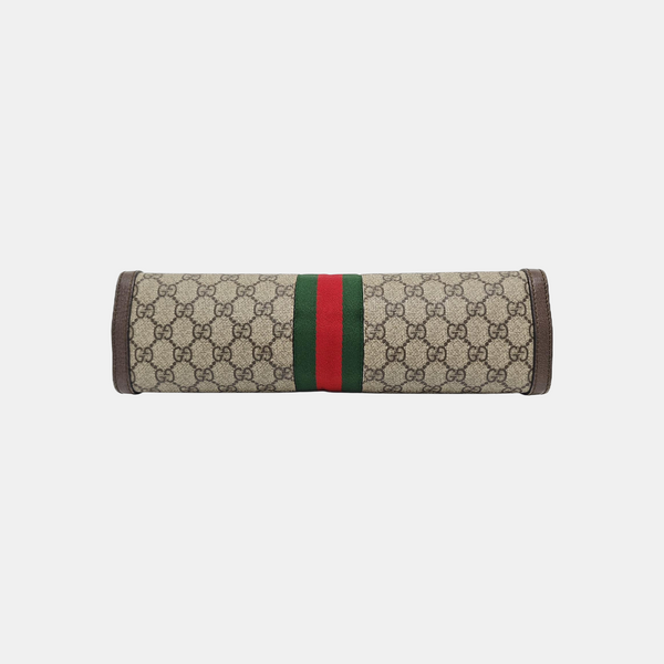 Ophidia Medium Monogram Coated Canvas Beige