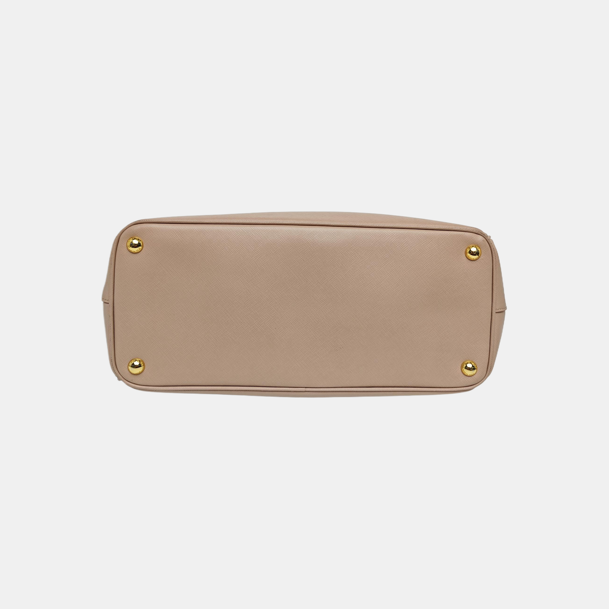 Galleria Large Saffiano Calfskin Pink