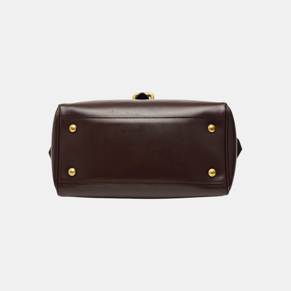 KNIGHTSBRIDGE Damier Ebene Coated Canvas Brown