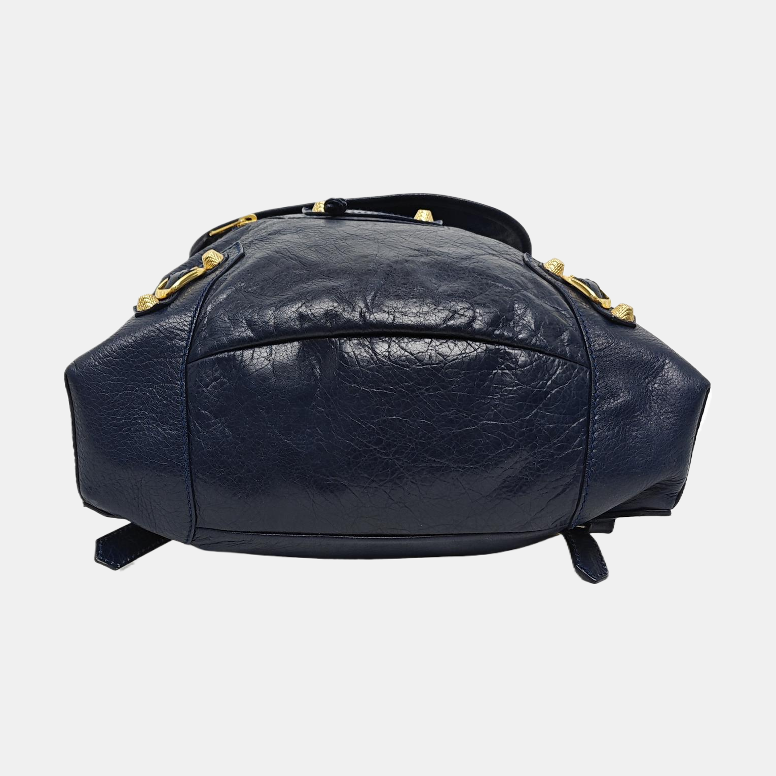 Authenticated pre-owned  Classic Metallic Edge City Calfskin Blue - Backpack at Looply