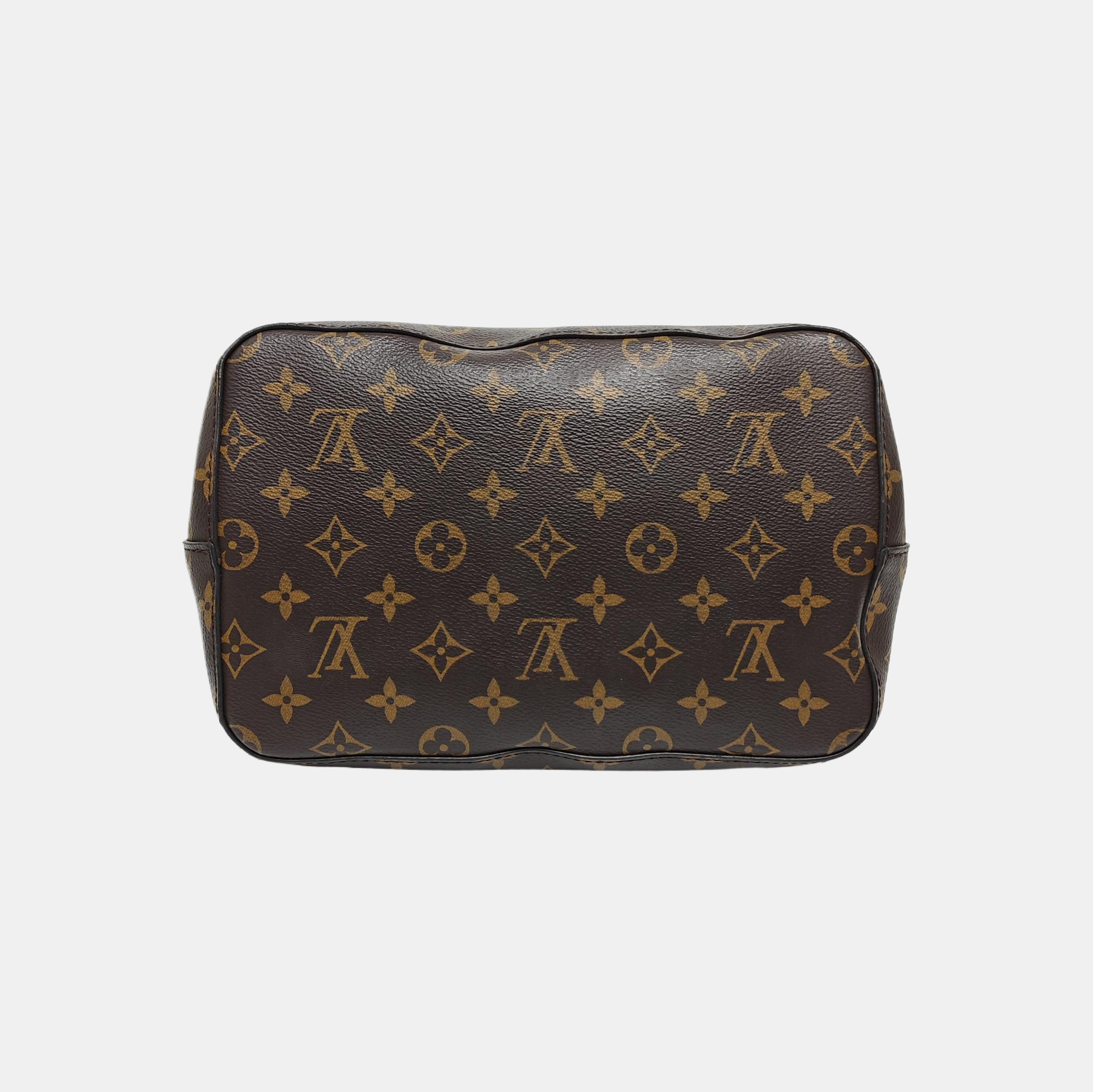 NÉONOÉ MM Monogram Coated Canvas Brown