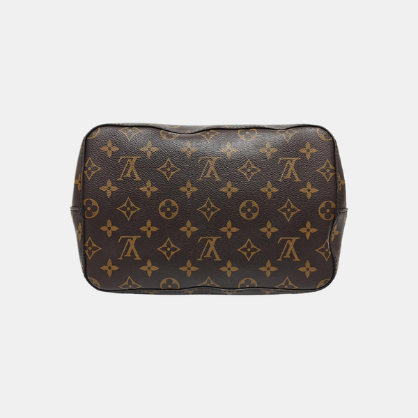 NÉONOÉ MM Monogram Coated Canvas Brown
