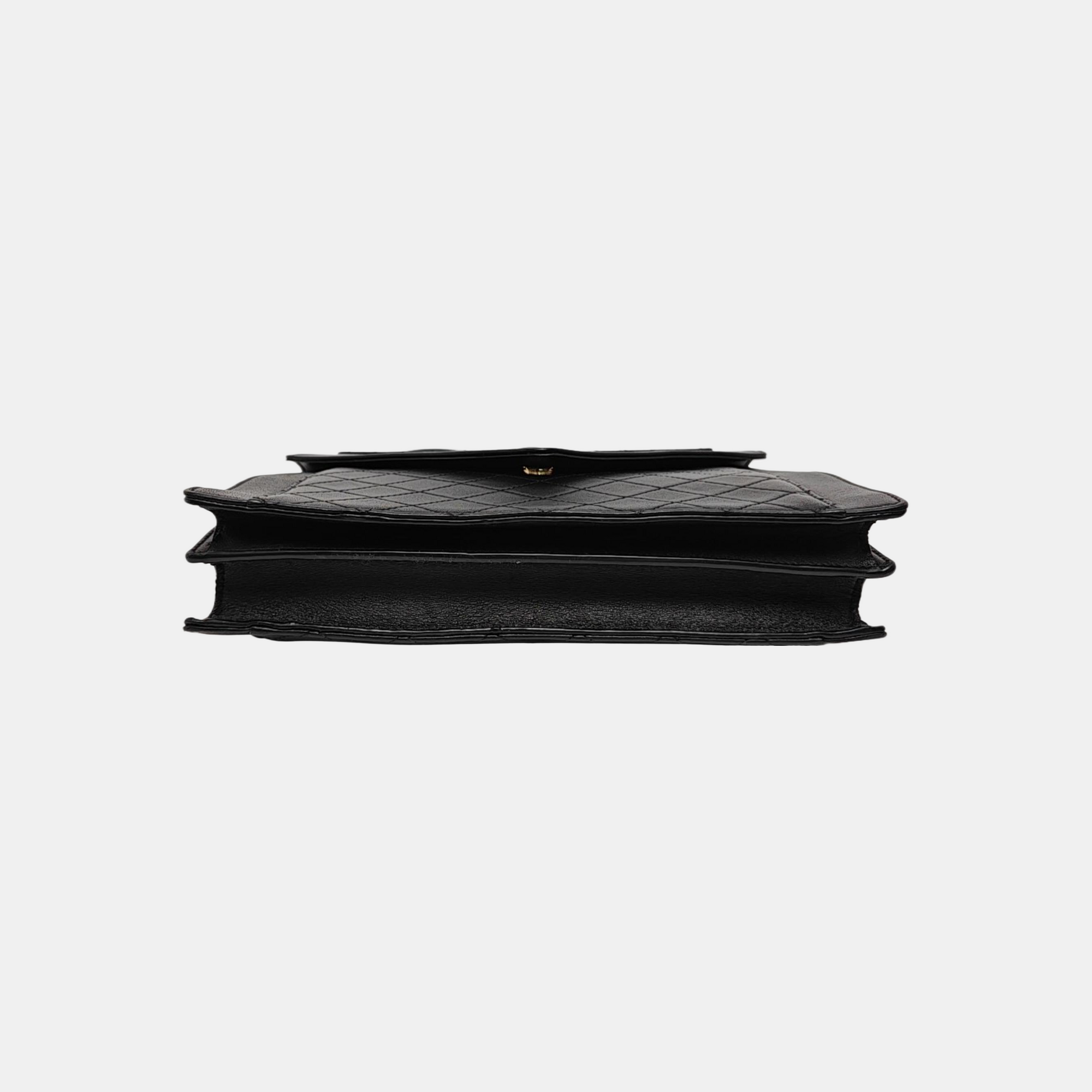 GABY Quilted Lambskin Black