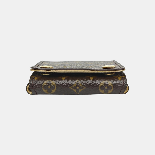 Monogram Coated Canvas Card Holder Brown