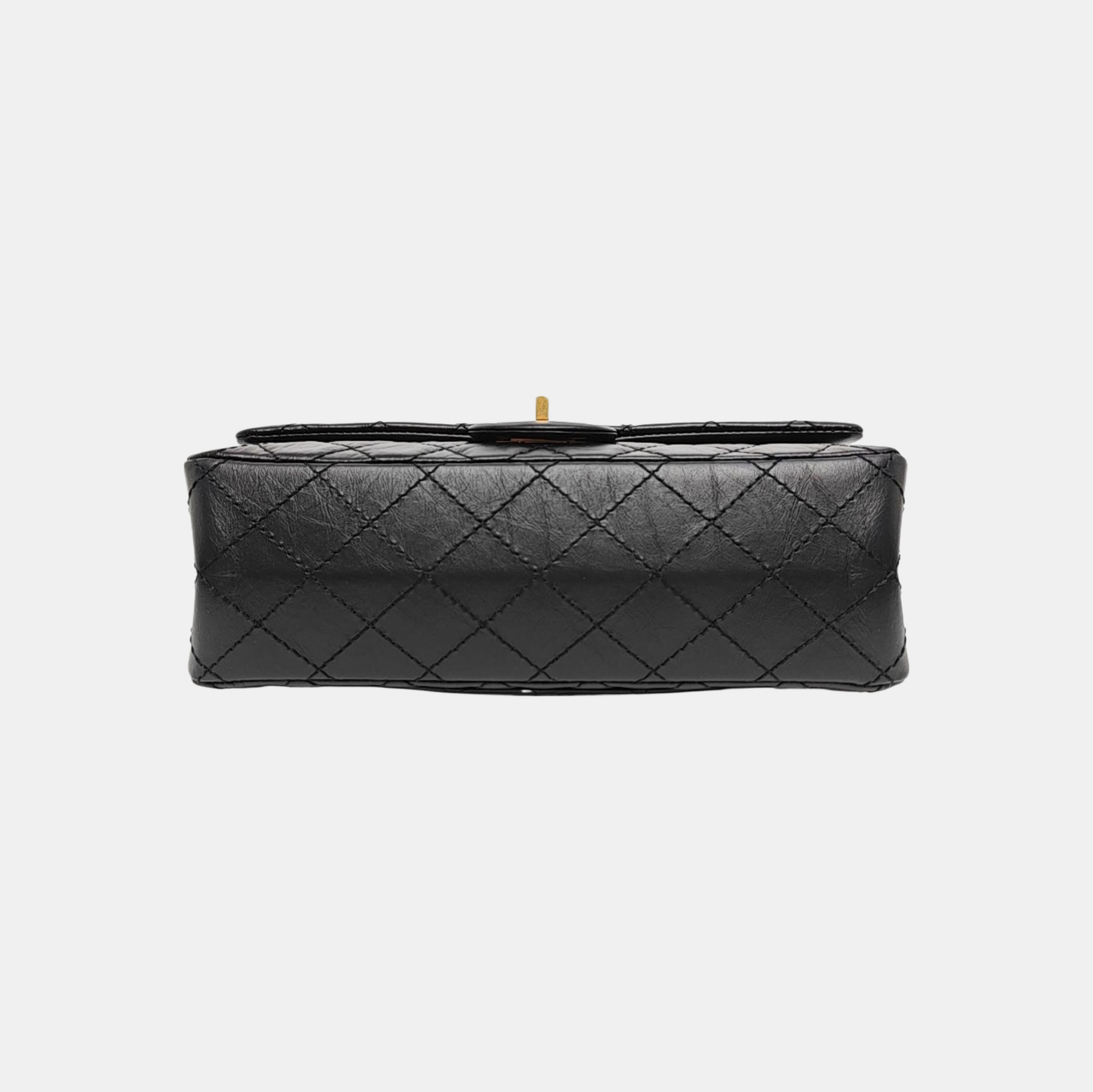 2.55 225 (small) Quilted Calfskin Black