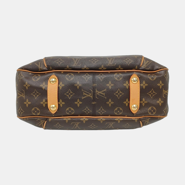 GALLIERA PM Monogram Coated Canvas Brown