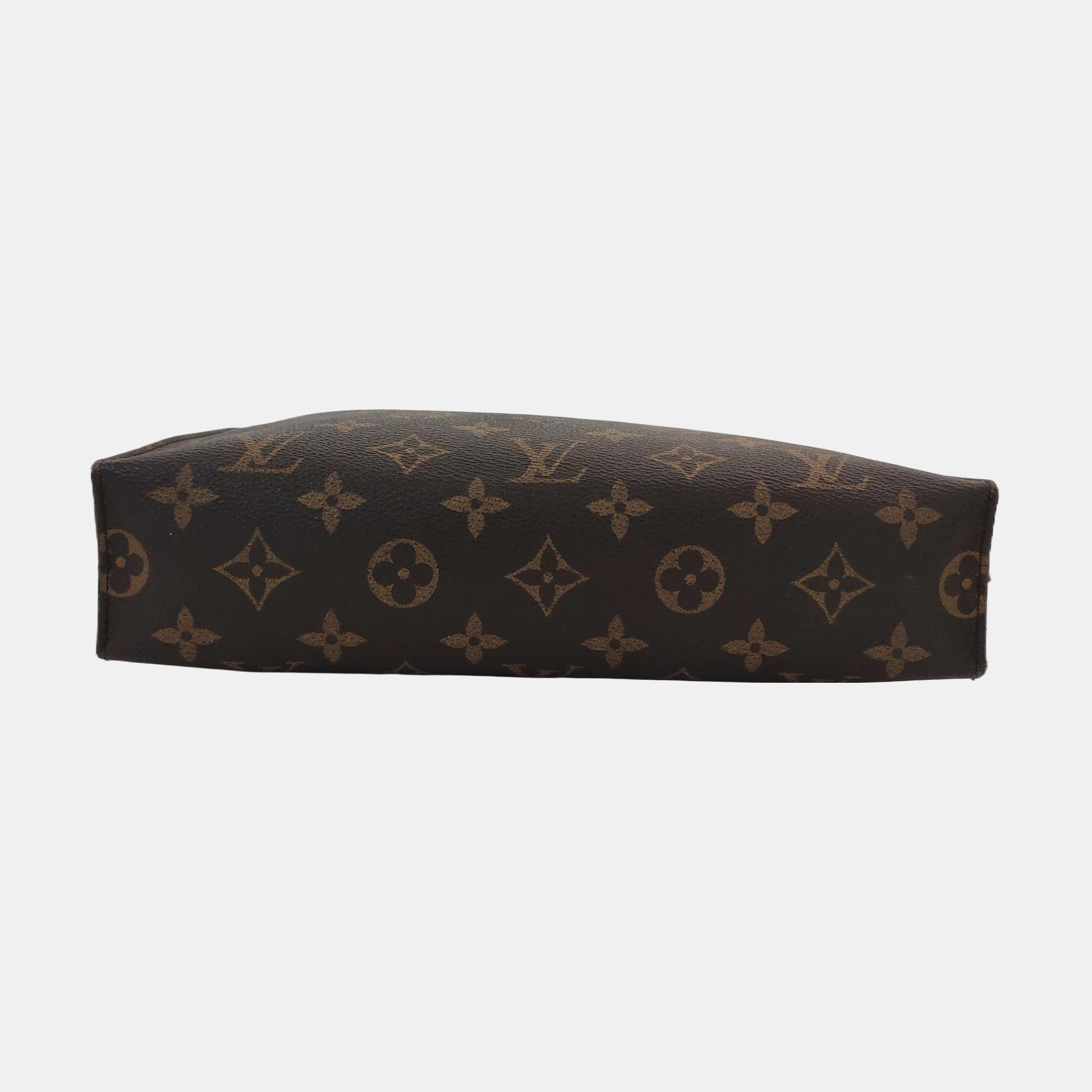 TOILET POCKET 26 Monogram Coated Canvas Brown