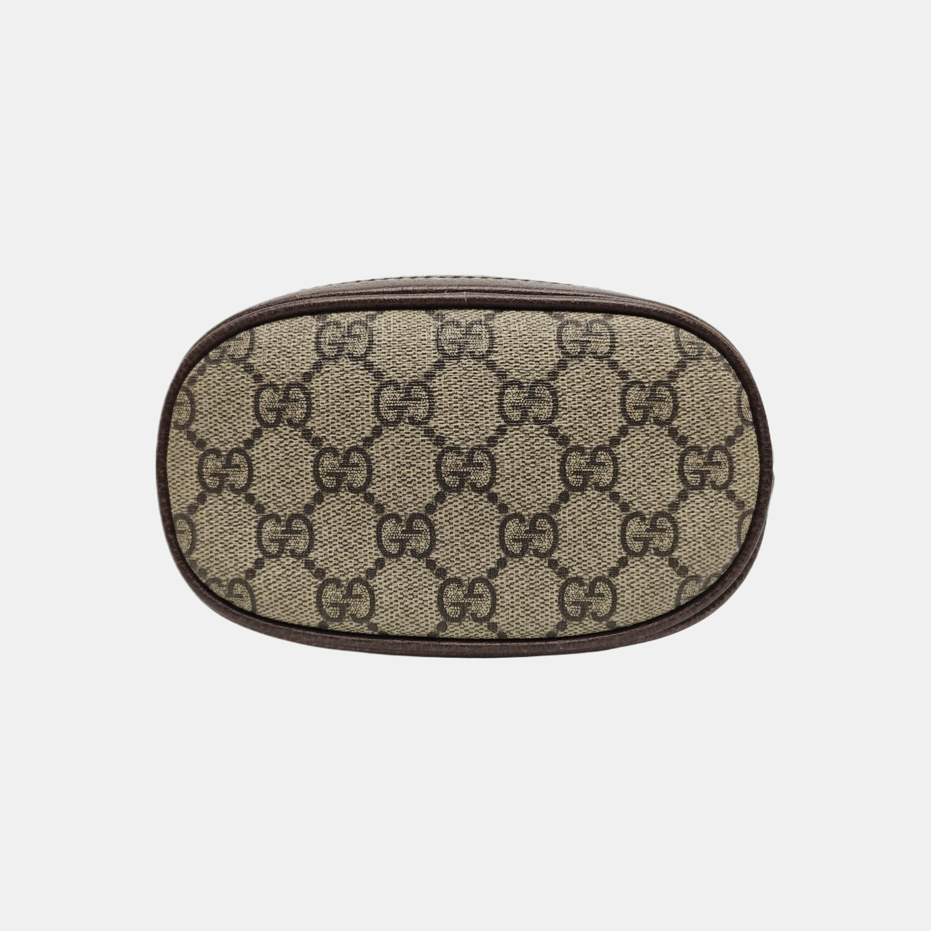 Ophidia Mini Monogram Coated Canvas Beige