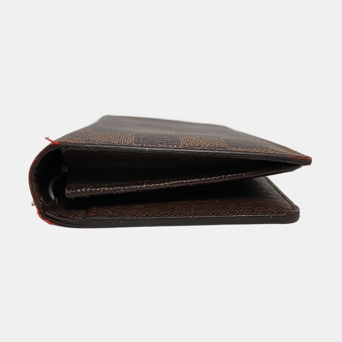 JAMES Damier Ebene Coated Canvas Brown Wallet