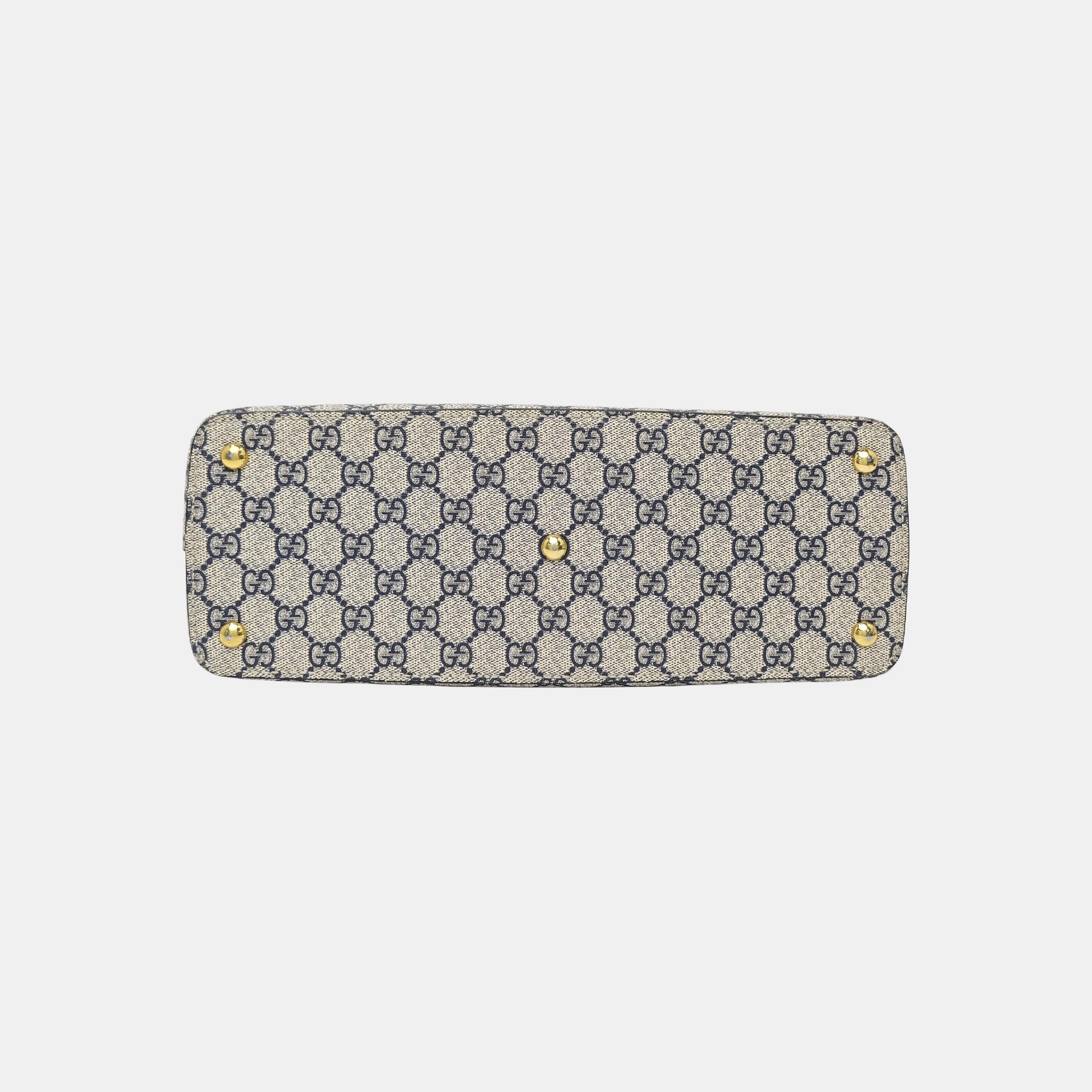 GG Blooms Monogram Coated Canvas Beige