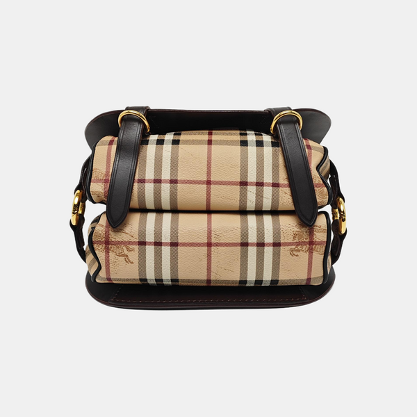 Calfskin Shoulder Bag Brown