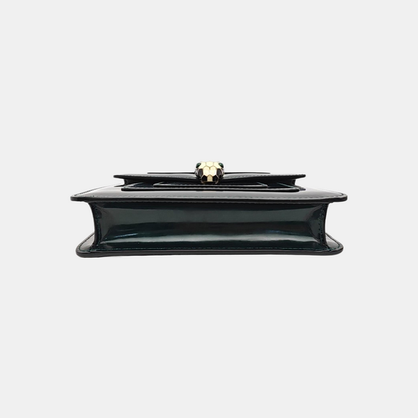 SERPENTI FOREVER Small Patent Leather Green
