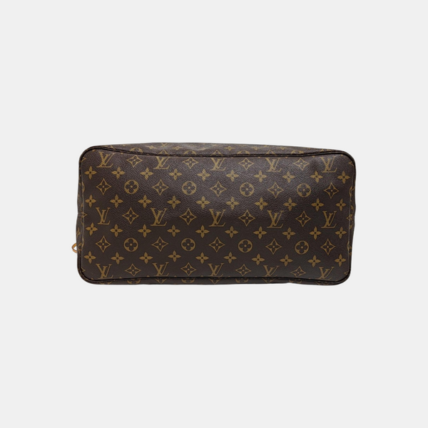 NEVERFULL GM Monogram Coated Canvas Brown