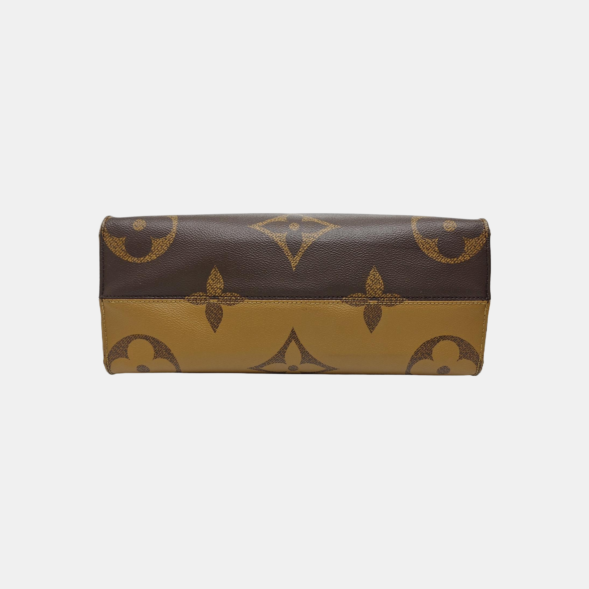 ONTHEGO MM Monogram Coated Canvas Brown
