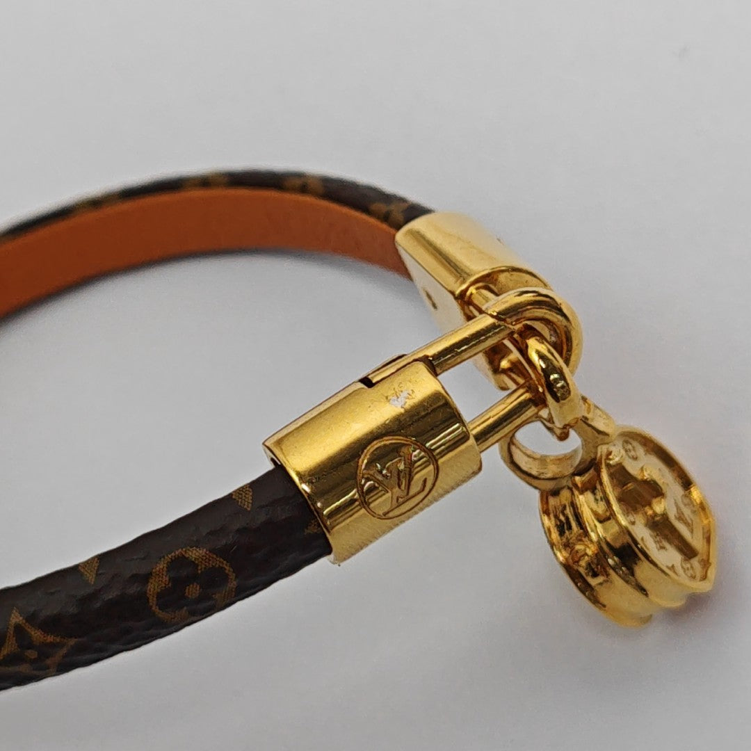LV TRIBUTE Metal Brown Bangle