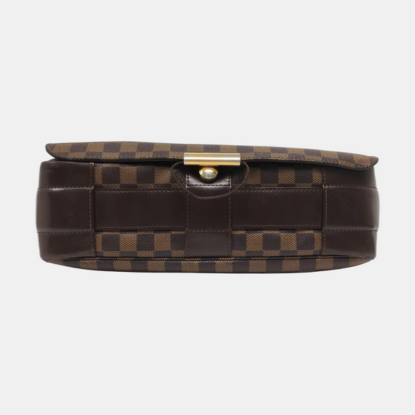 BASTILLE Damier Ebene Coated Canvas Brown